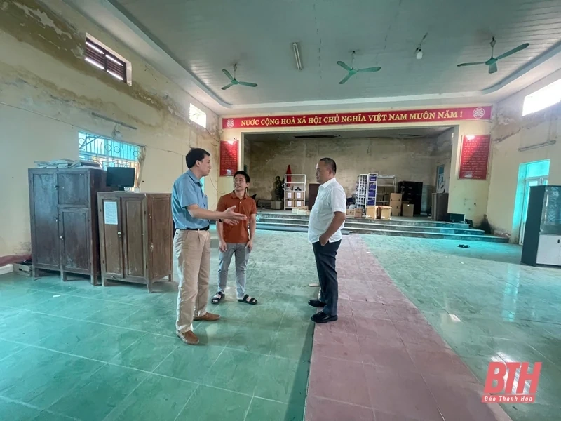 Đảm bảo cơ sở vật chất sau sắp xếp đơn vị hành chính ở xã Triệu Lộc