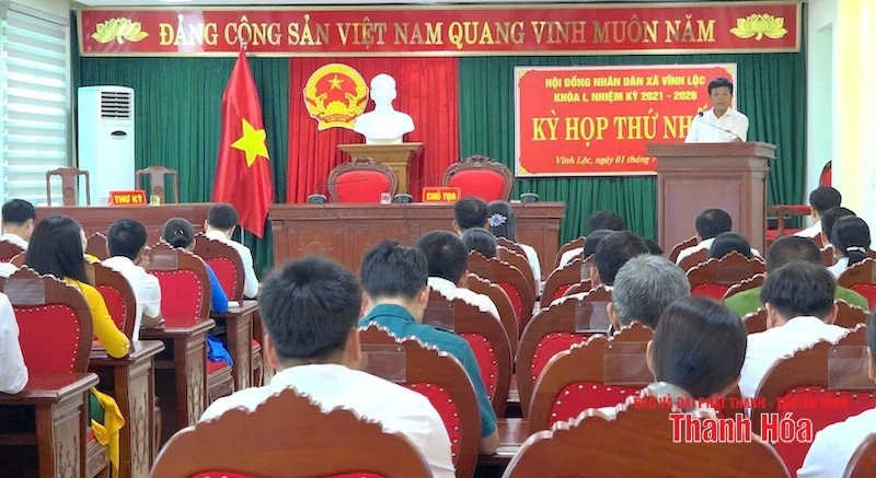 Huyện Vĩnh Lộc vận hành thử nghiệm chính quyền địa phương 2 cấp ở các xã mới