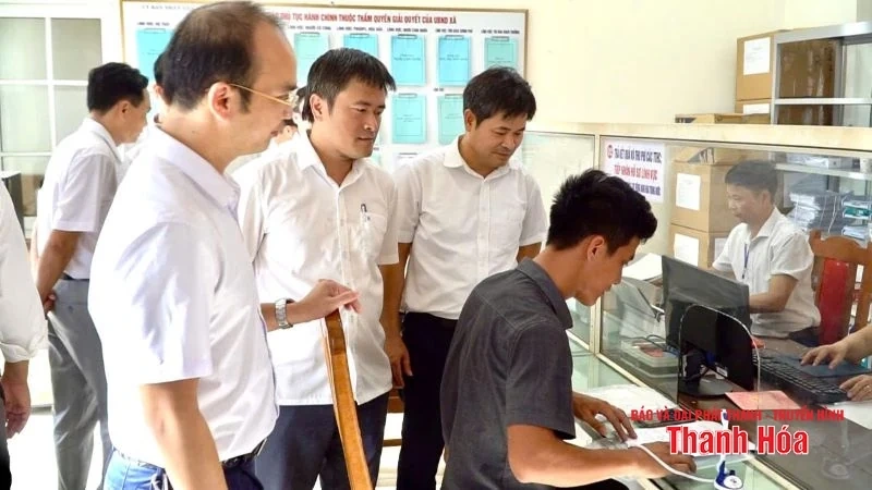 Hậu Lộc diễn tập vận hành thử nghiệm hoạt động các xã mới