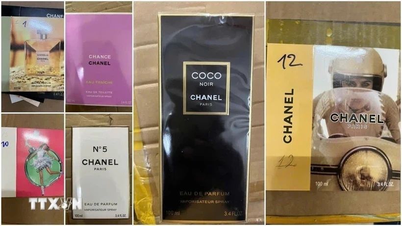 Triệt phá đường dây sản xuất nước hoa giả cực lớn