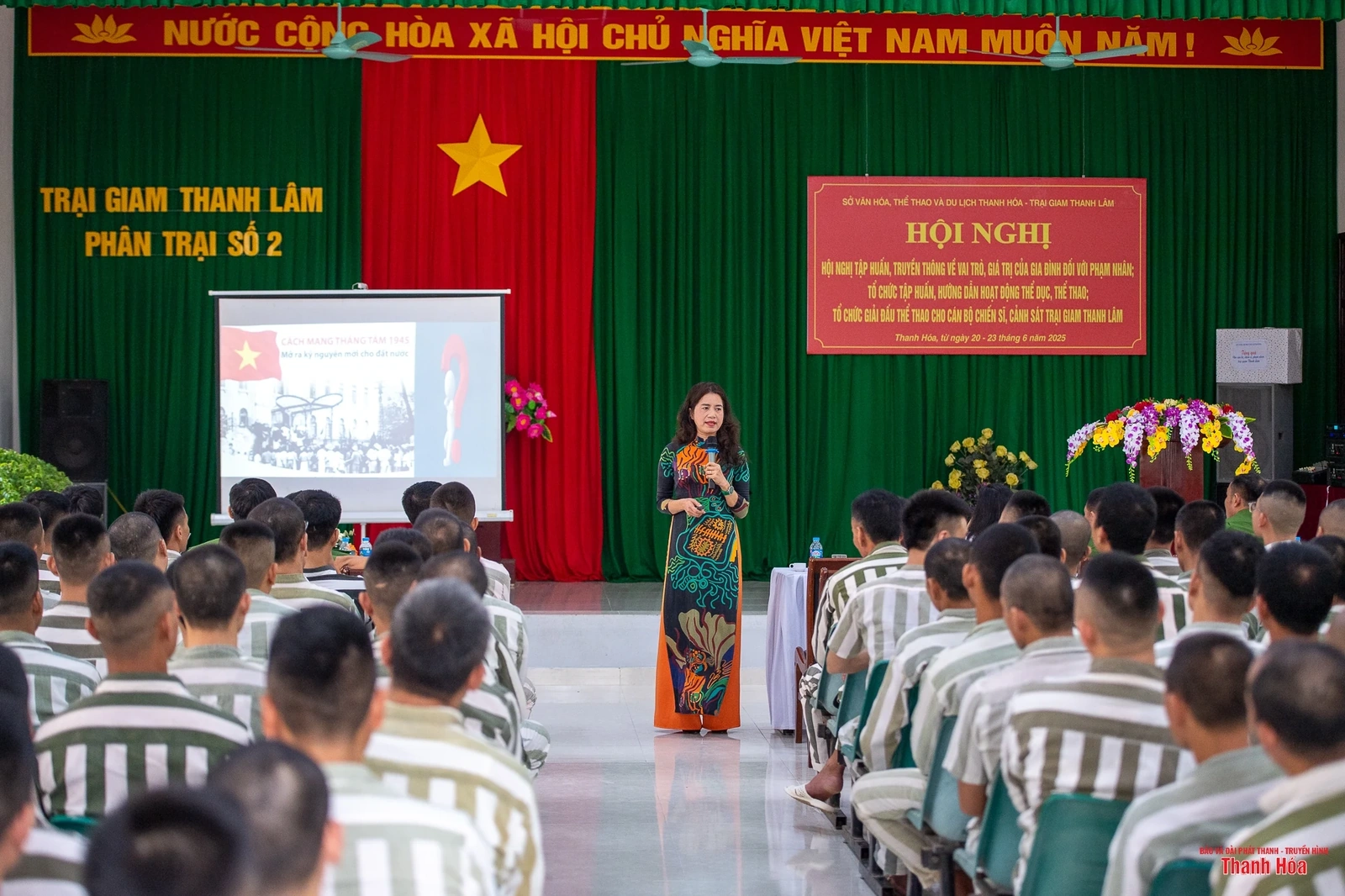 Lan tỏa giá trị gia đình, văn hóa, thể thao trong giáo dục phạm nhân tại Trại giam Thanh Lâm