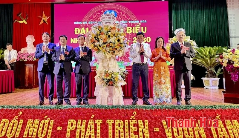 Đại hội đại biểu Đảng bộ Bệnh viện Đa khoa tỉnh Thanh Hóa nhiệm kỳ 2025-2030