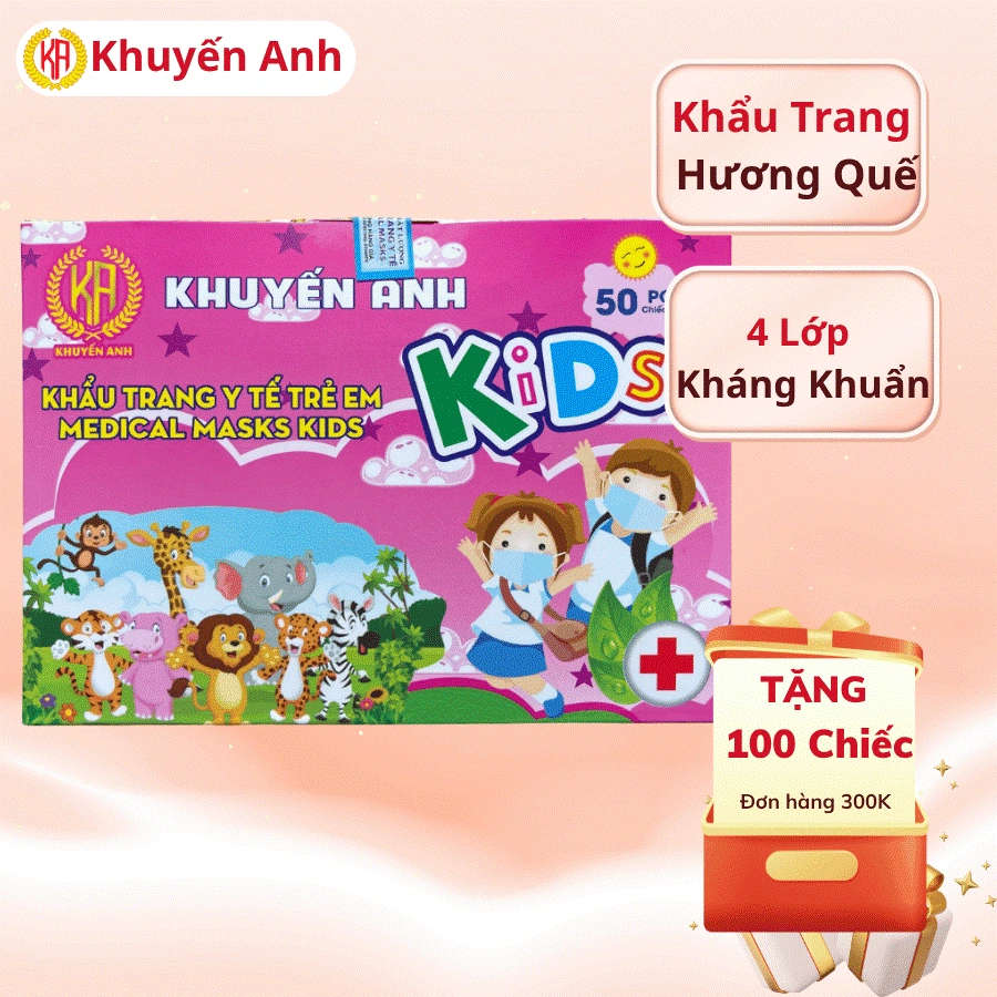 Top sản phẩm khẩu trang y tế bán chạy nhất của Khuyến Anh năm 2025