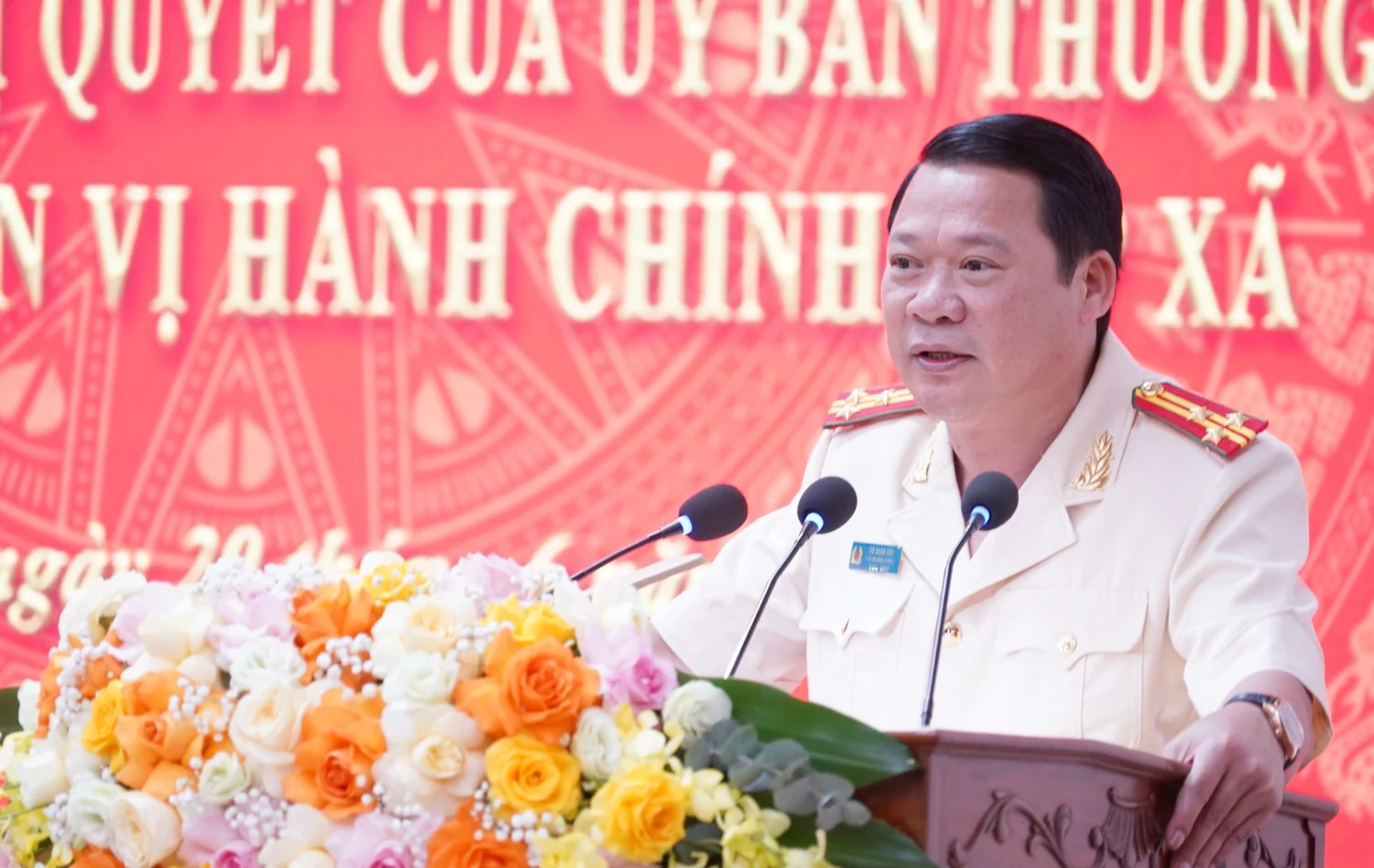 Công an tỉnh Thanh Hóa công bố các quyết định về tổ chức, cán bộ