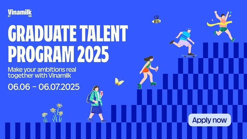 Công ty sữa hàng đầu Việt Nam mở đơn tìm kiếm nhân lực tài năng trẻ