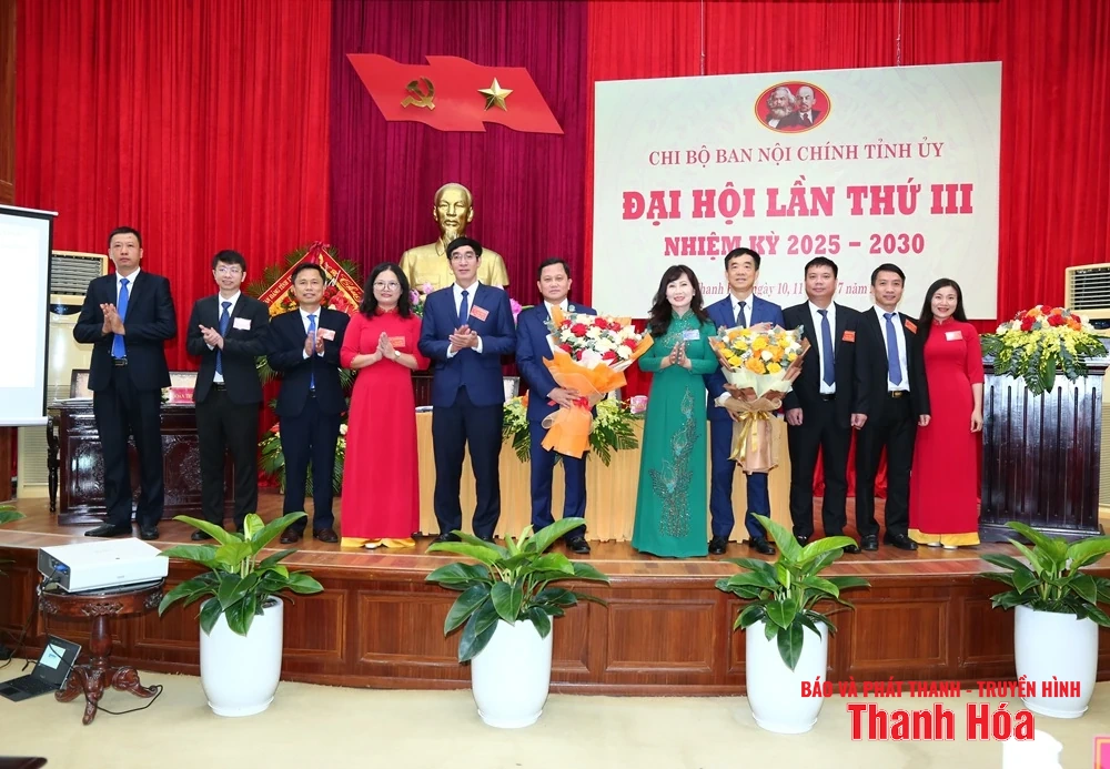 Đại hội Chi bộ Ban Nội chính Tỉnh ủy lần thứ III, nhiệm kỳ 2025-2030