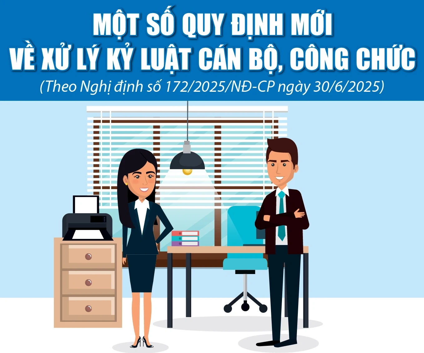 [Infographics] - Một số quy định mới về xử lý kỷ luật cán bộ, công chức