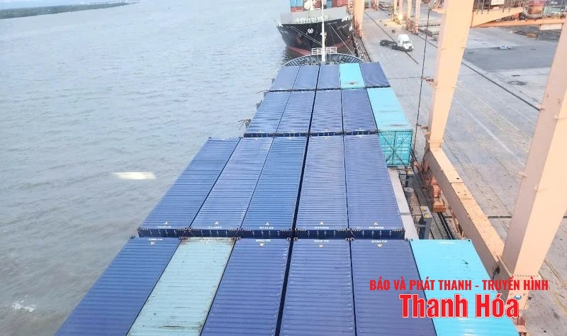Khai trương tuyến vận tải container ven biển Hải Phòng - Nghi Sơn