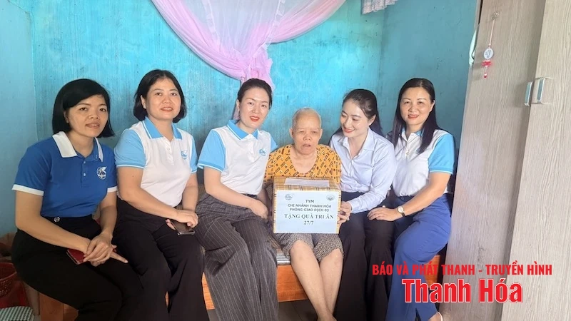 TYM Chi nhánh Thanh Hóa trao 43 suất quà tri ân dịp 27/7