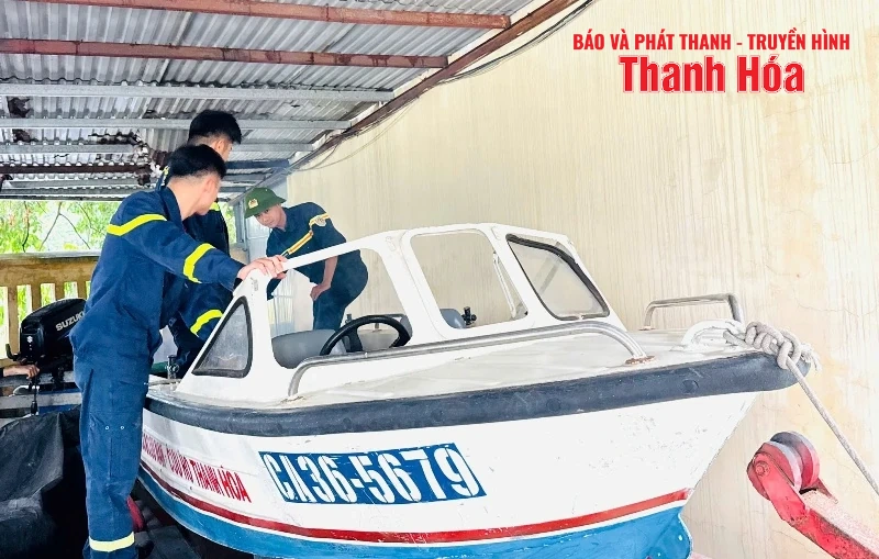 Phòng Cảnh sát PCCC&CNCH sẵn sàng cứu hộ, cứu nạn, ứng cứu sự cố thiên tai do bão số 3