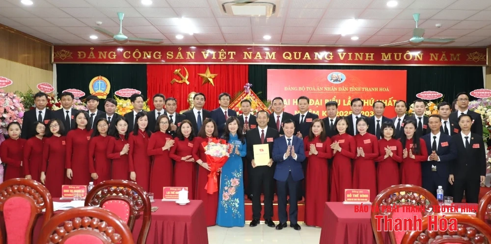 Đại hội đại biểu Đảng bộ Tòa án Nhân dân tỉnh Thanh Hóa lần thứ nhất, nhiệm kỳ 2025 - 2030