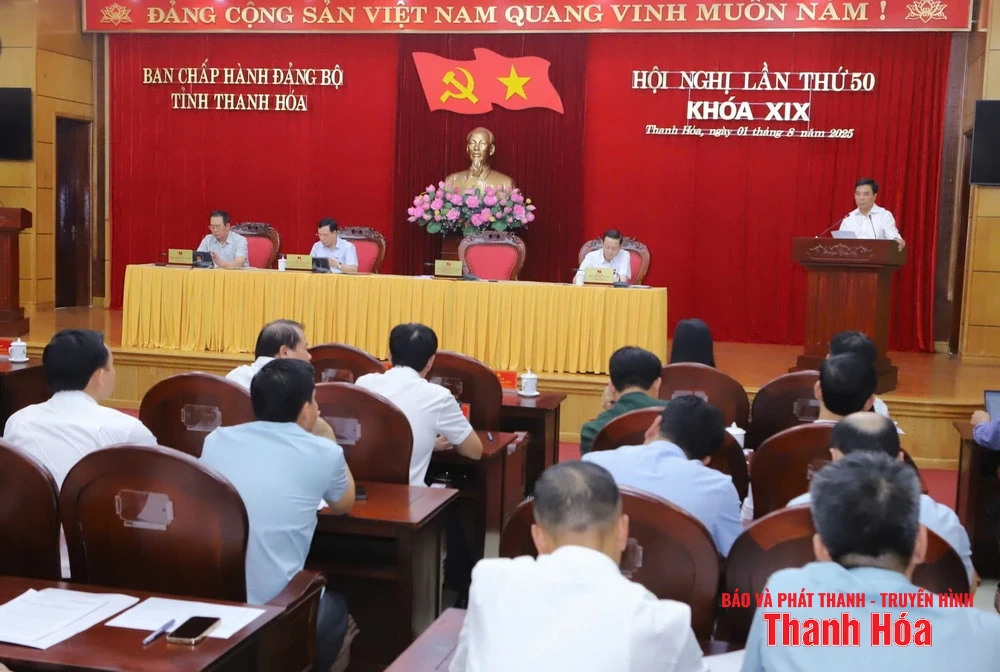 Ban Chấp hành Đảng bộ tỉnh Thanh Hóa cho ý kiến vào dự thảo các văn kiện trình Đại hội đại biểu Đảng bộ tỉnh lần thứ XX