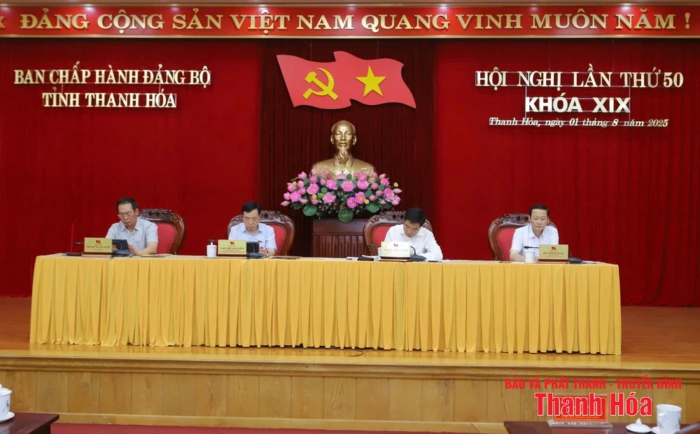 Ban Chấp hành Đảng bộ tỉnh Thanh Hóa cho ý kiến vào dự thảo các văn kiện trình Đại hội đại biểu Đảng bộ tỉnh lần thứ XX
