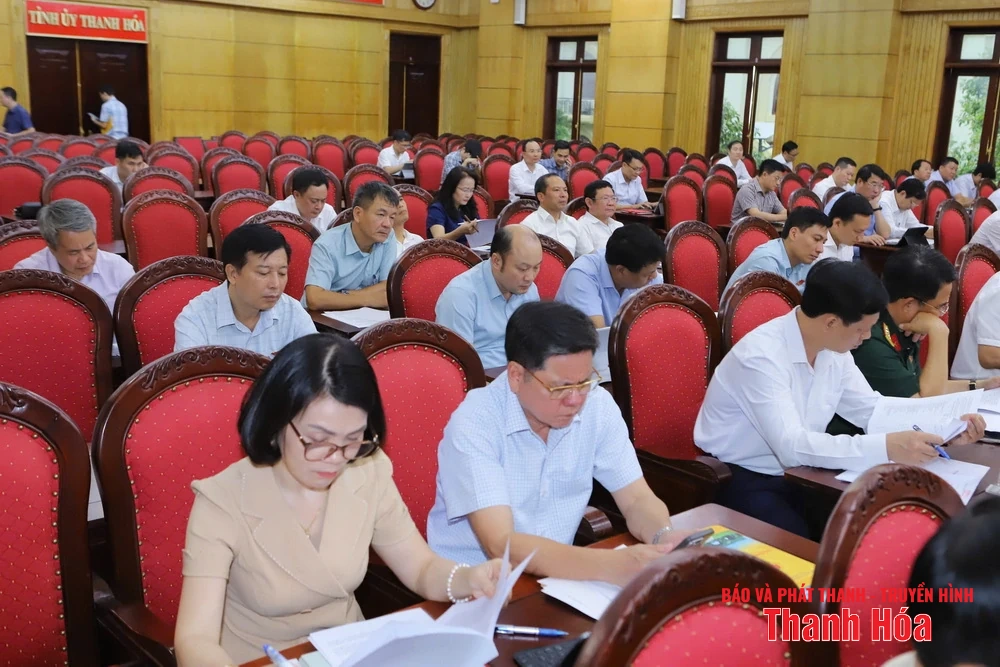Ban Chấp hành Đảng bộ tỉnh Thanh Hóa cho ý kiến vào dự thảo các văn kiện trình Đại hội đại biểu Đảng bộ tỉnh lần thứ XX