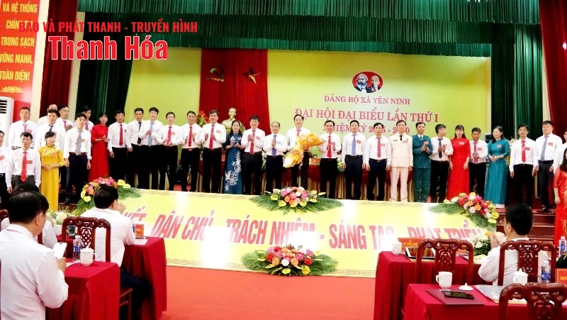 Phó Chủ tịch Thường trực HĐND tỉnh Lê Tiến Lam dự Đại hội Đại biểu đảng bộ xã Yên Ninh lần thứ I