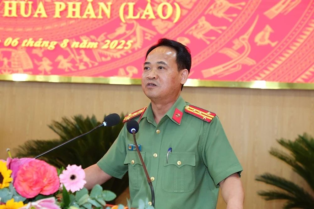 Thống nhất cơ chế phối hợp trong công tác bảo đảm an ninh, trật tự trên tuyến biên giới Thanh Hóa - Hủa Phăn (Lào)