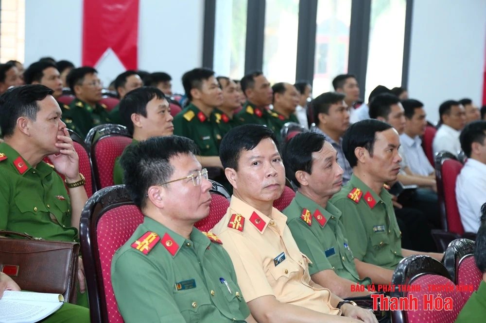 Thống nhất cơ chế phối hợp trong công tác bảo đảm an ninh, trật tự trên tuyến biên giới Thanh Hóa - Hủa Phăn (Lào)