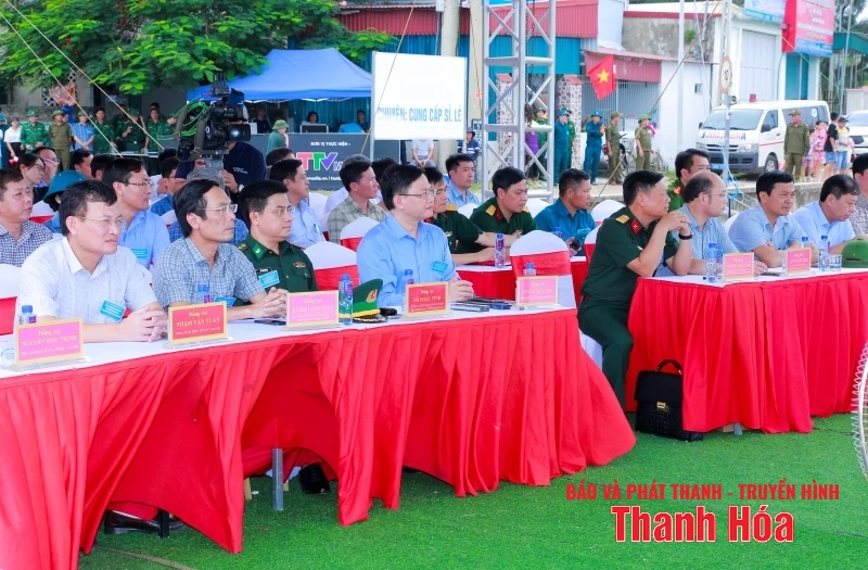 Diễn tập phòng, chống thiên tai, tìm kiếm cứu nạn khu vực ven biển tỉnh Thanh Hóa