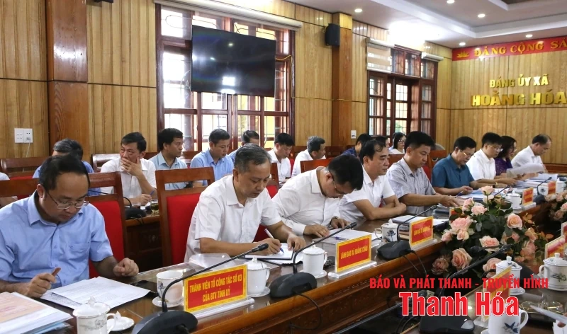 Trưởng ban Tuyên giáo và Dân vận Tỉnh ủy chủ trì hội nghị cho ý kiến về công tác chuẩn bị Đại hội Đảng bộ các xã mới