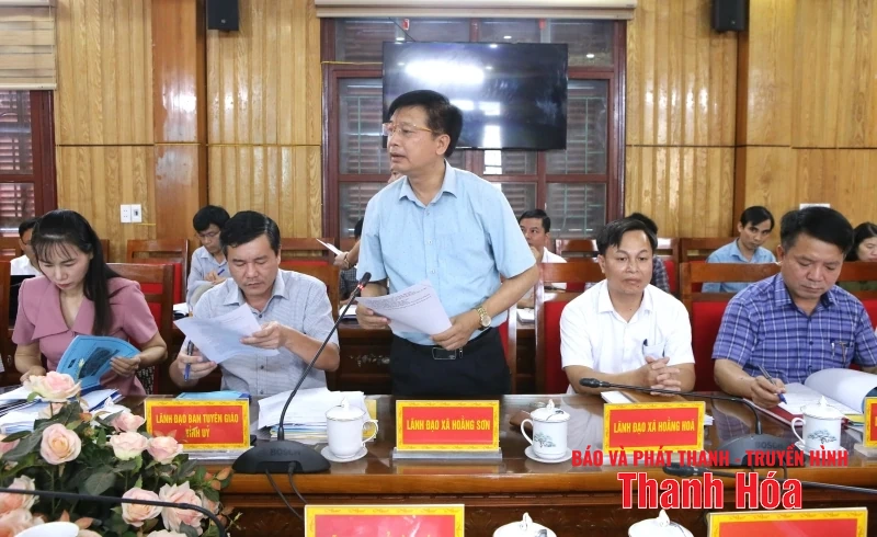 Trưởng ban Tuyên giáo và Dân vận Tỉnh ủy chủ trì hội nghị cho ý kiến về công tác chuẩn bị Đại hội Đảng bộ các xã mới