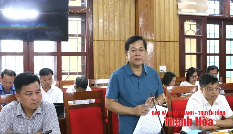 Trưởng ban Tuyên giáo và Dân vận Tỉnh ủy chủ trì hội nghị cho ý kiến về công tác chuẩn bị Đại hội Đảng bộ các xã mới