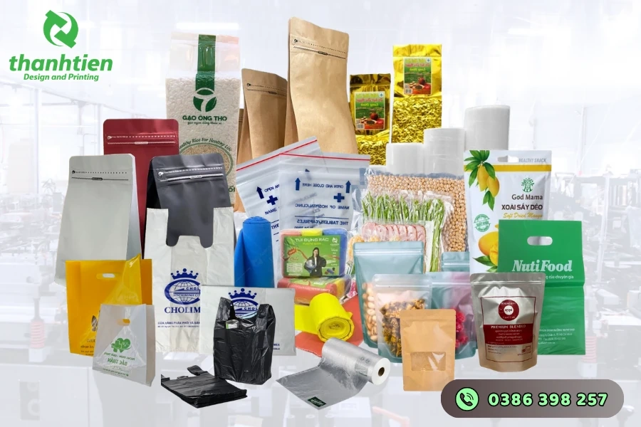 Xưởng in bao bì giá rẻ Thành Tiến chuyên sản xuất và in ấn túi nilon chất lượng tphcm