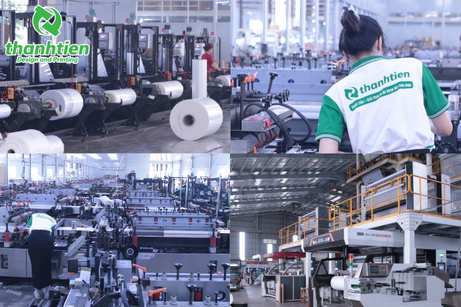 Xưởng in bao bì giá rẻ Thành Tiến chuyên sản xuất và in ấn túi nilon chất lượng tphcm