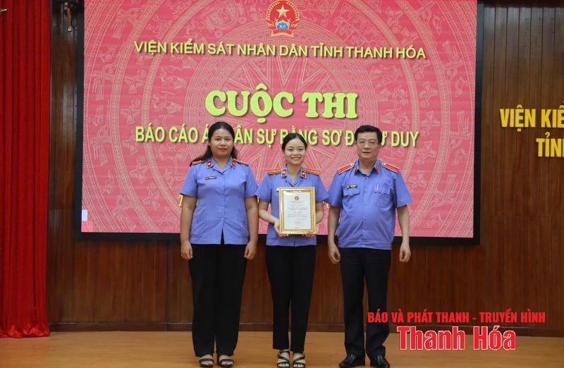 VKSND khu vực 1 đoạt giải nhất cuộc thi “Báo cáo án dân sự bằng sơ đồ tư duy”