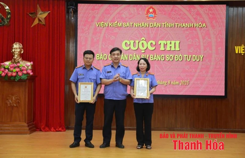 VKSND khu vực 1 đoạt giải nhất cuộc thi “Báo cáo án dân sự bằng sơ đồ tư duy”