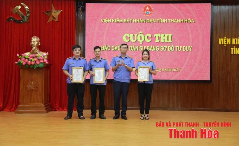 VKSND khu vực 1 đoạt giải nhất cuộc thi “Báo cáo án dân sự bằng sơ đồ tư duy”