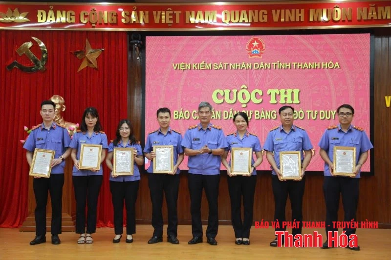 VKSND khu vực 1 đoạt giải nhất cuộc thi “Báo cáo án dân sự bằng sơ đồ tư duy”