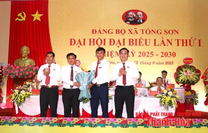 Đại hội đại biểu Đảng bộ xã Tống Sơn lần thứ I, nhiệm kỳ 2025-2030