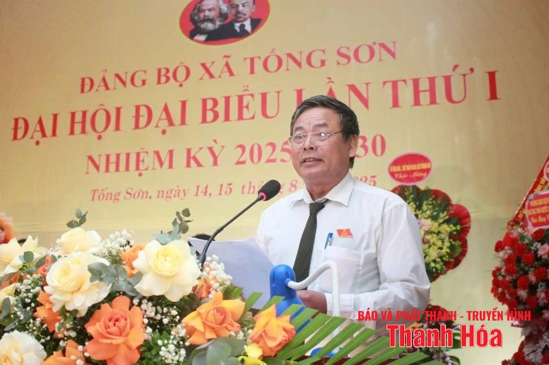 Đại hội đại biểu Đảng bộ xã Tống Sơn lần thứ I, nhiệm kỳ 2025-2030