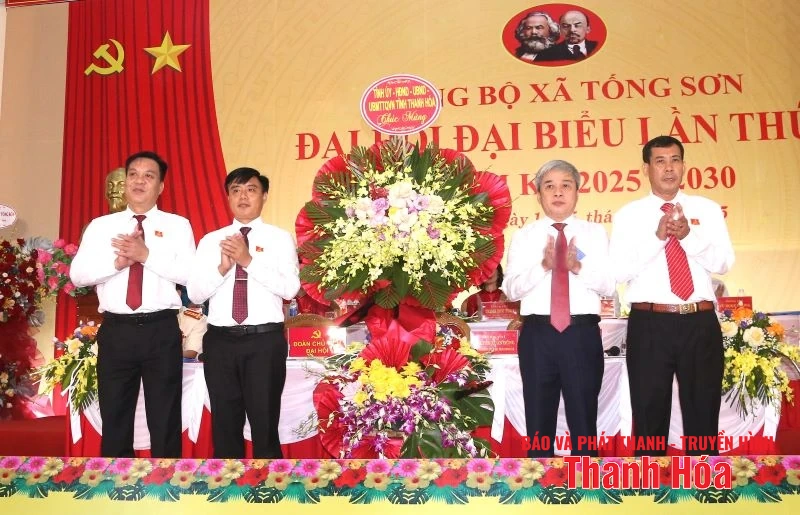 Đại hội đại biểu Đảng bộ xã Tống Sơn lần thứ I, nhiệm kỳ 2025-2030