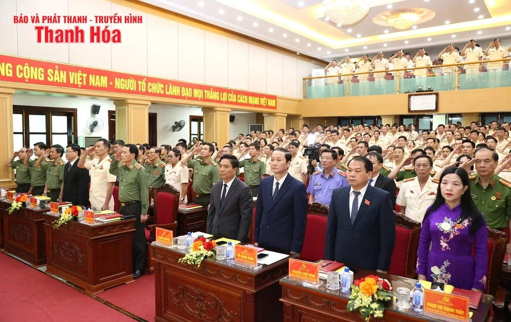 Xây dựng lực lượng Công an Thanh Hóa thực sự trong sạch, vững mạnh, chính quy, tinh nhuệ, hiện đại