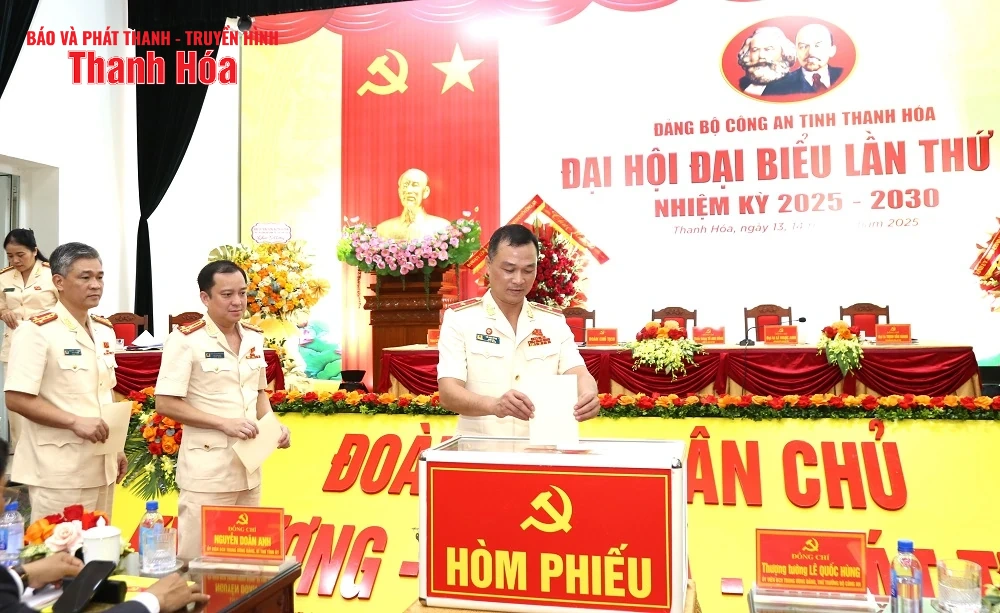 Xây dựng lực lượng Công an Thanh Hóa thực sự trong sạch, vững mạnh, chính quy, tinh nhuệ, hiện đại