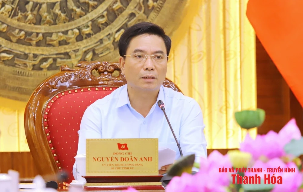 Ban Thường vụ Tỉnh ủy cho ý kiến vào công tác chuẩn bị tổ chức Đại hội đại biểu Đảng bộ tỉnh Thanh Hóa lần thứ XX, nhiệm kỳ 2025-2030