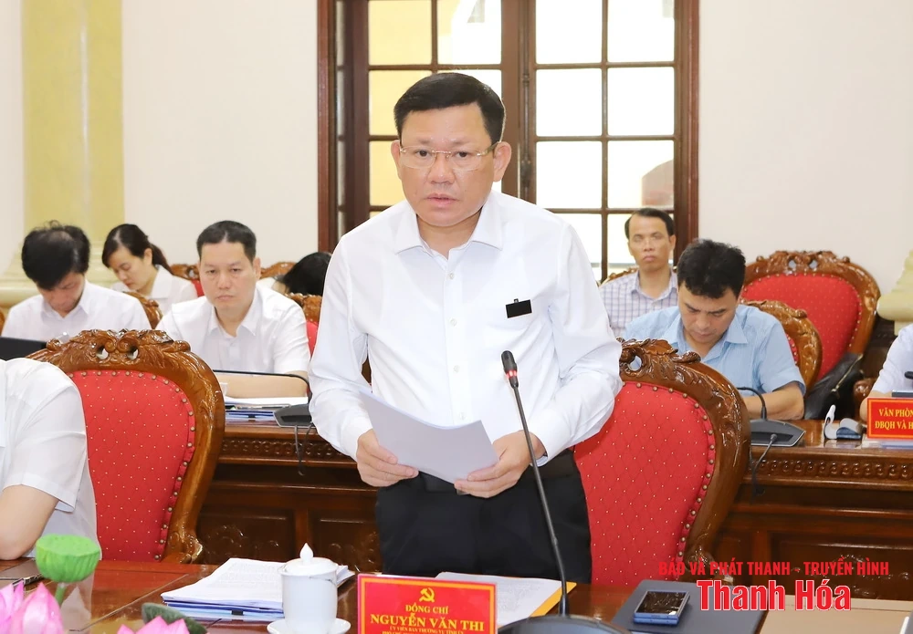Ban Thường vụ Tỉnh ủy cho ý kiến vào công tác chuẩn bị tổ chức Đại hội đại biểu Đảng bộ tỉnh Thanh Hóa lần thứ XX, nhiệm kỳ 2025-2030