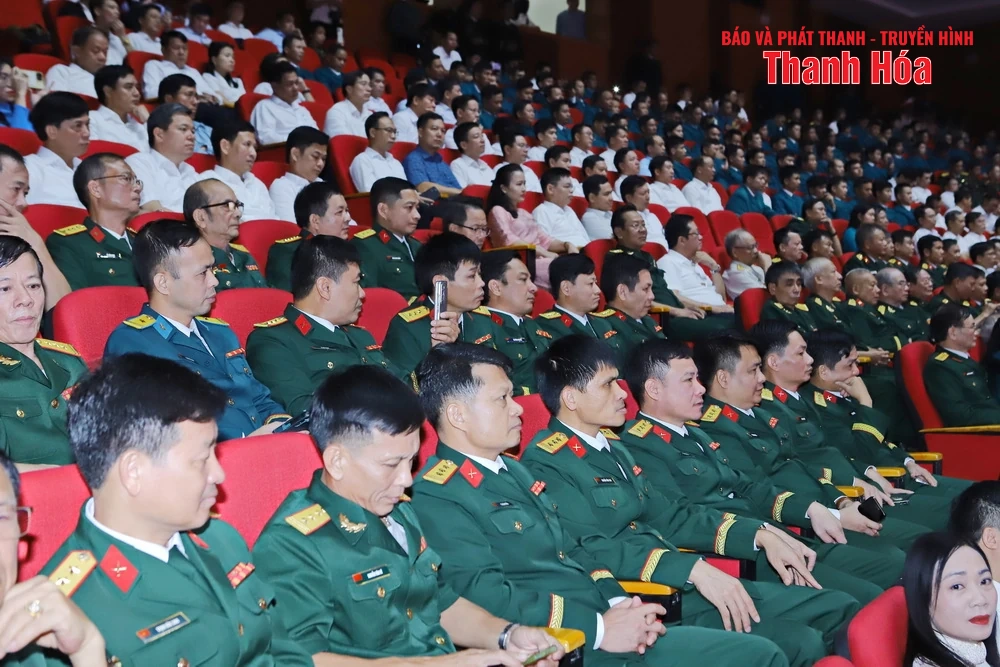 Kỷ niệm 80 năm Ngày truyền thống Lực lượng vũ trang tỉnh Thanh Hóa và đón nhận Huân chương Bảo vệ Tổ quốc hạng Nhất