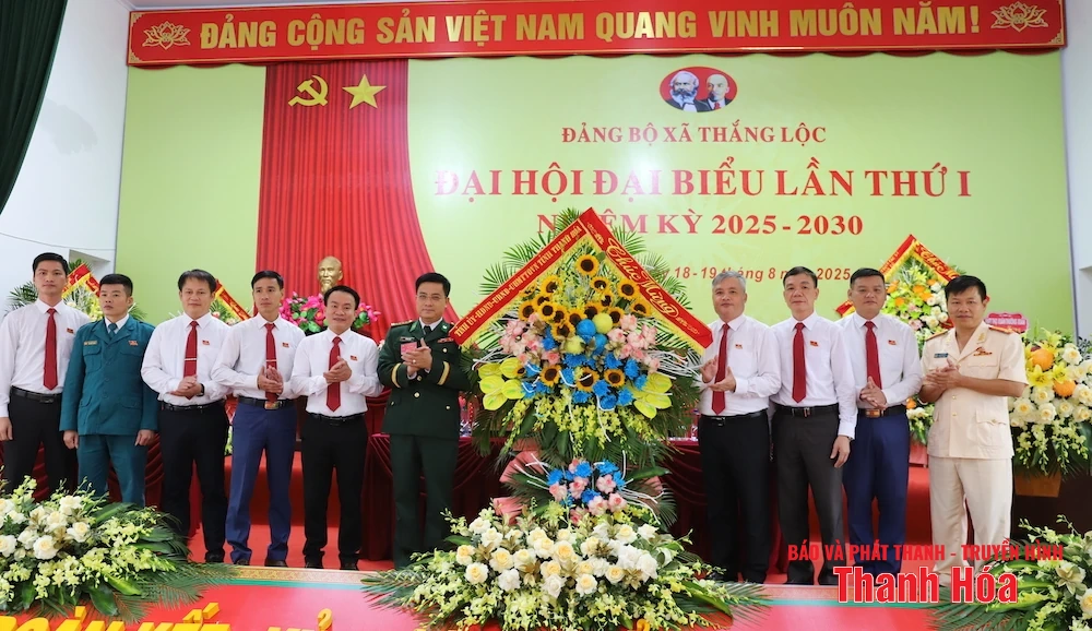 Đại hội Đại biểu Đảng bộ xã Thắng Lộc lần thứ I, nhiệm kỳ 2025 - 2030