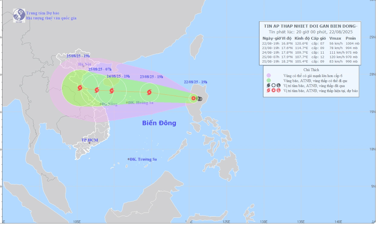 Công điện về việc tập trung ứng phó với áp thấp nhiệt đới, bão số 5 năm 2025