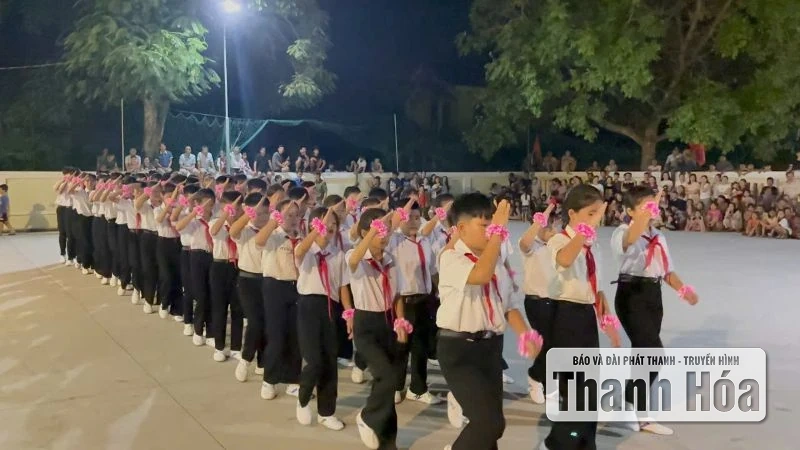 Khai mạc hội trại truyền thống thanh thiếu nhi phường Ngọc Sơn