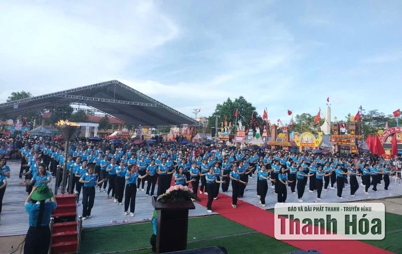 Khai mạc hội trại truyền thống thanh thiếu nhi phường Ngọc Sơn