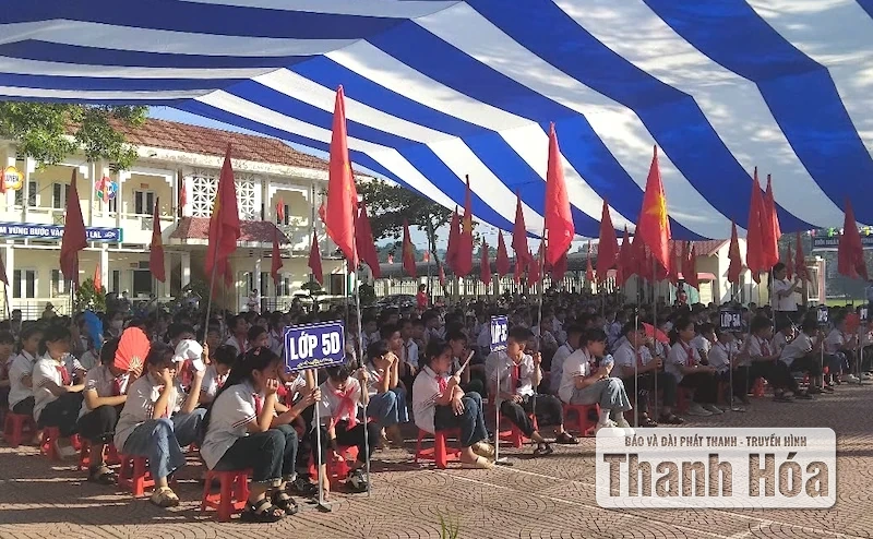 Các trường học trên địa bàn tỉnh Thanh Hóa long trọng tổ chức Lễ khai giảng “đặc biệt”