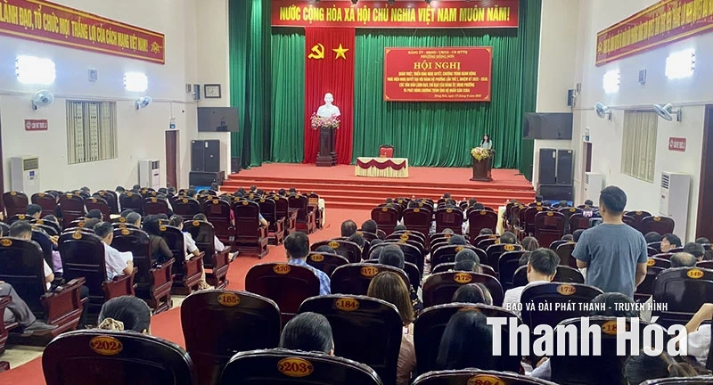 Phường Đông Sơn triển khai học tập, quán triệt Nghị quyết Đại hội Đảng bộ phường lần thứ I