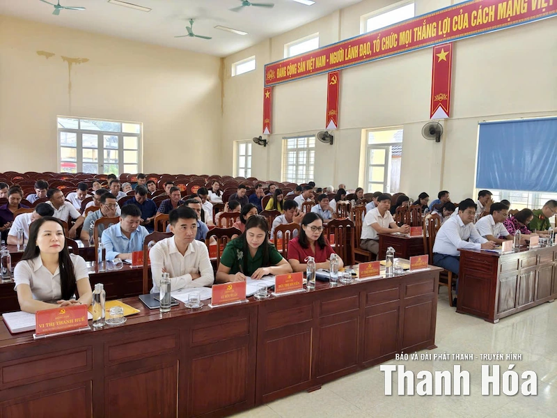 Xã Thượng Ninh quán triệt, triển khai thực hiện Nghị quyết Đại hội đại biểu Đảng bộ xã