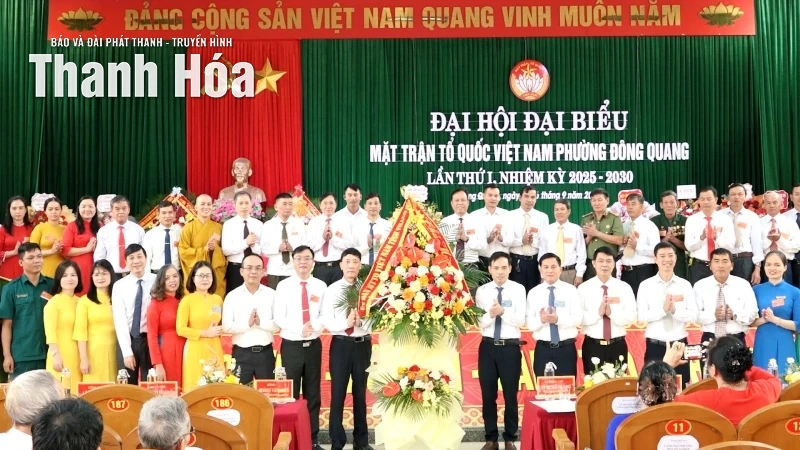Đại hội đại biểu MTTQ phường Đông Quang lần thứ nhất thành công tốt đẹp