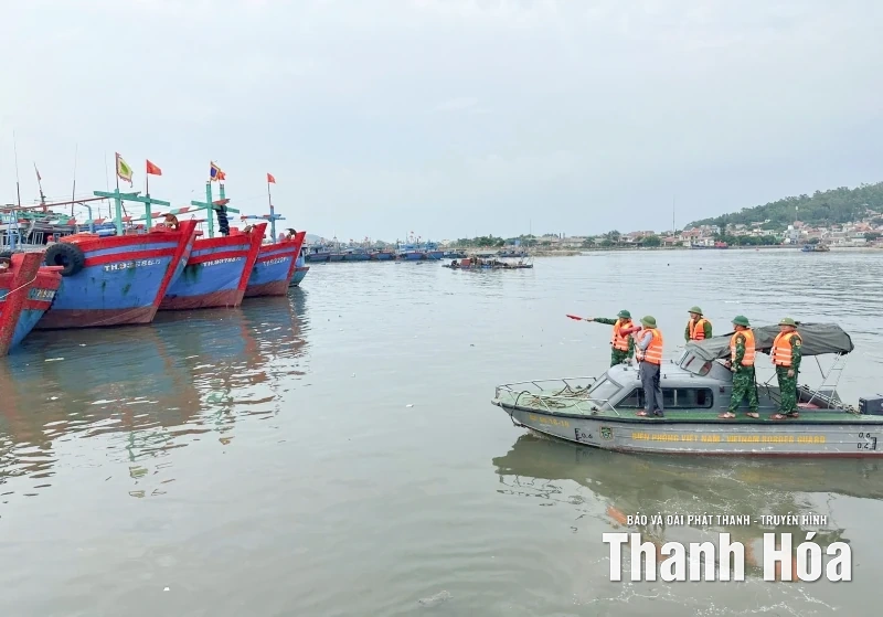 Bảo đảm an toàn cho tàu cá tại nơi tránh trú bão Bualoi