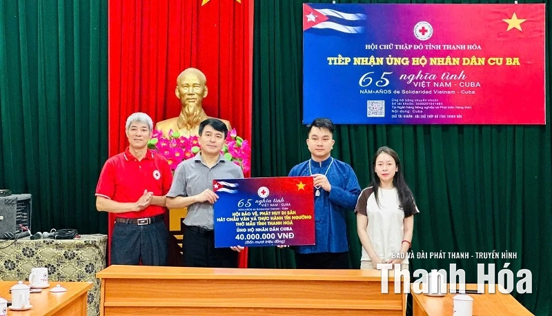 Thanh Hóa tiếp nhận hơn 2,87 tỷ đồng ủng hộ Nhân dân Cuba