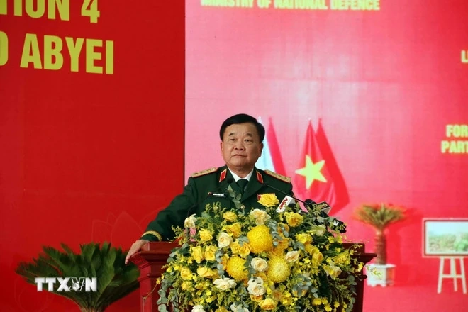 Hơn 200 cán bộ, chiến sỹ lên đường thực hiện nhiệm vụ gìn giữ hòa bình